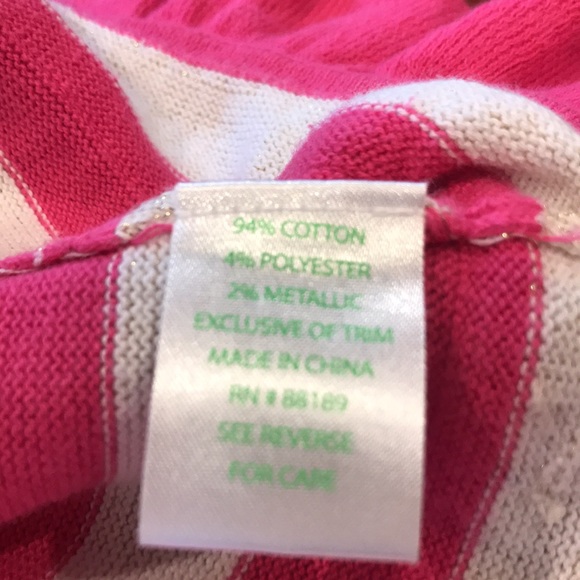 Lilly Pulitzer Knit Striped Dress Size L (8/10) - Picture 8 of 9